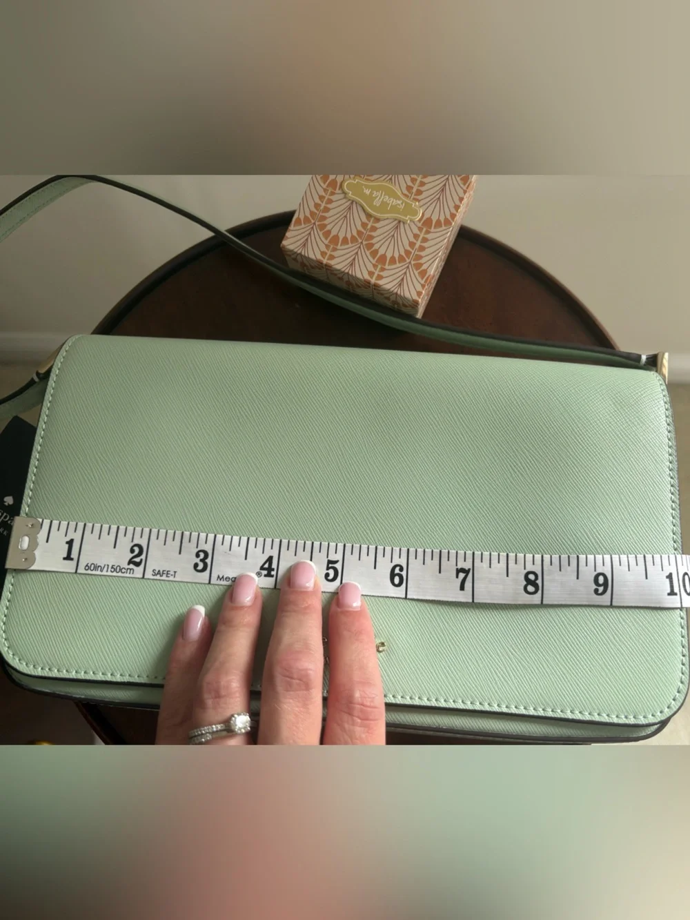 NWT Kate Spade Staci Saffiano Leather Medium Flap Shoulder Bag